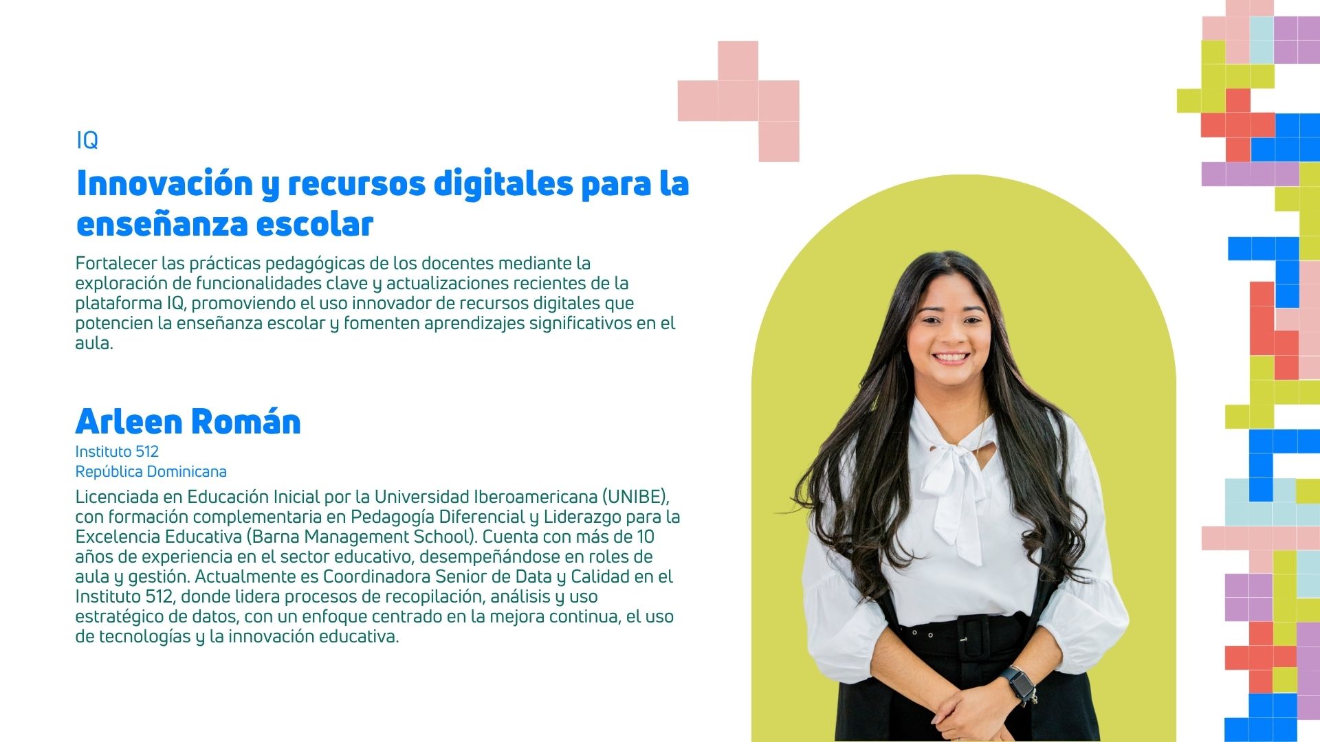 IQ: Innovación y recursos digitales para la enseñanza escolar - congreso virtual