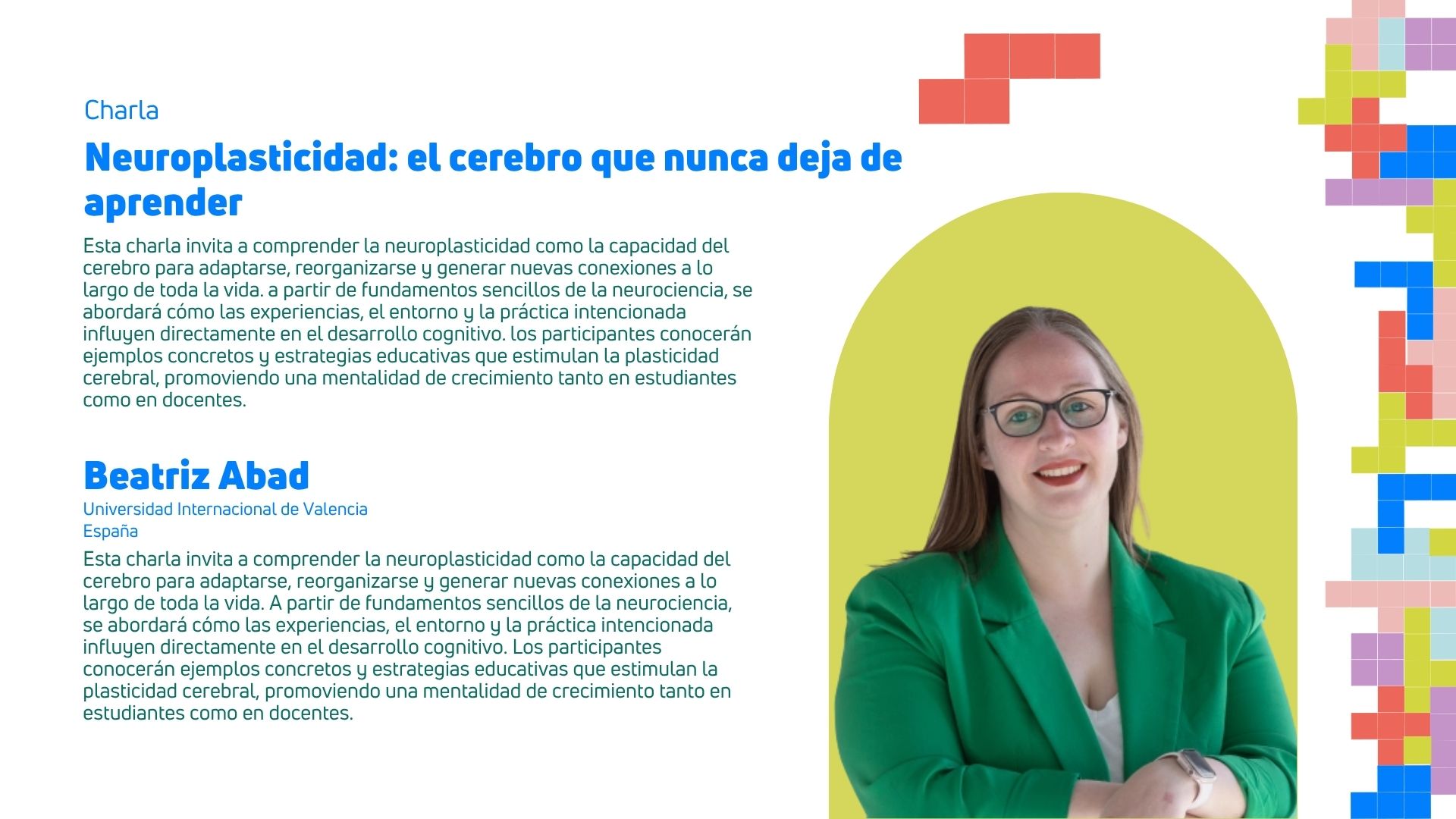Neuroplasticidad: el cerebro que nunca deja de aprender - congreso virtual